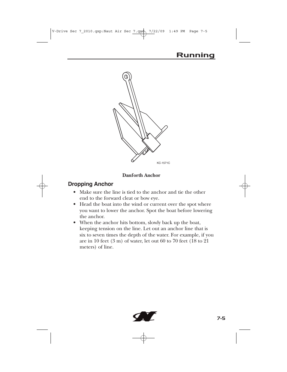 Running | Nautique 230 User Manual | Page 199 / 248