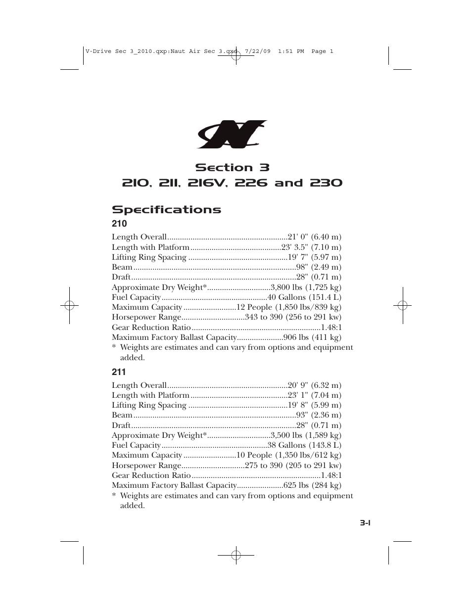 Nautique 230 User Manual | Page 57 / 248