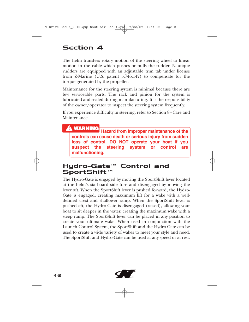 Nautique 230 User Manual | Page 78 / 248