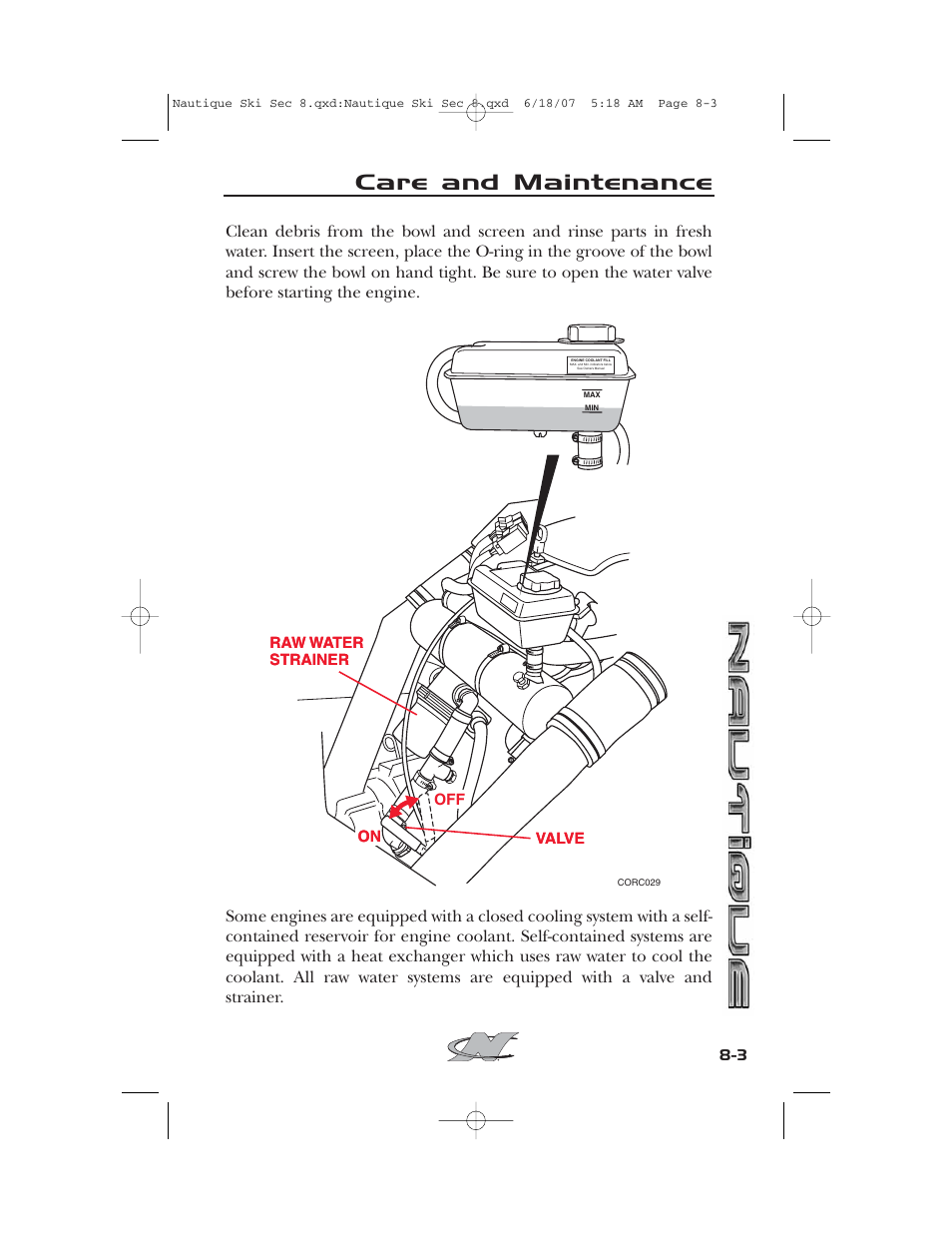 Care and maintenance | Nautique 2008 70141 User Manual | Page 149 / 188
