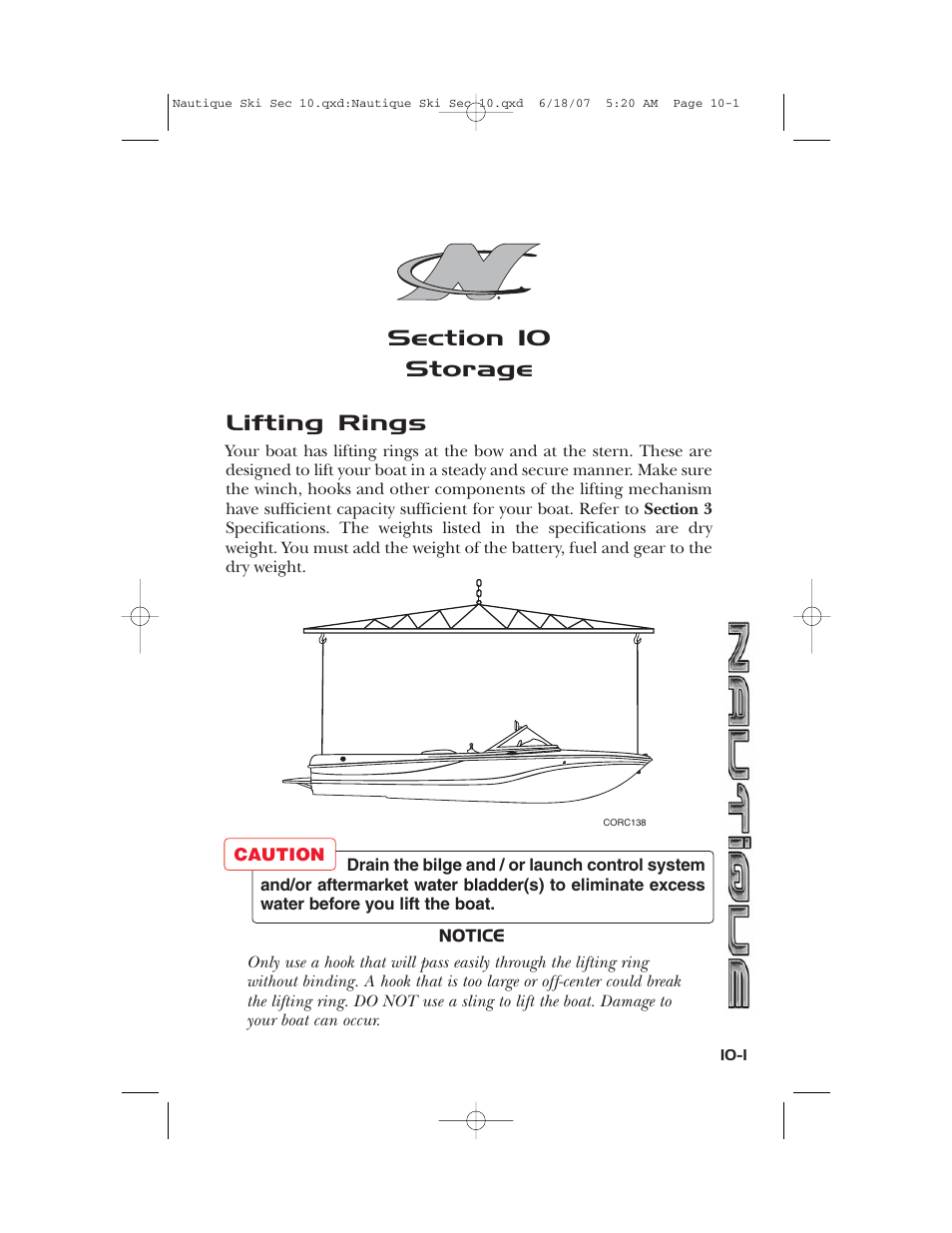 Nautique 2008 70141 User Manual | Page 169 / 188