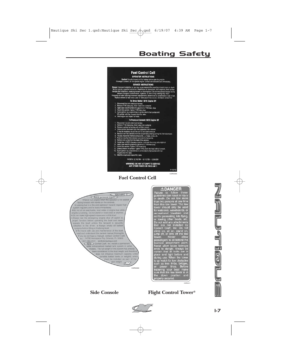 Boating safety | Nautique 2008 70141 User Manual | Page 17 / 188