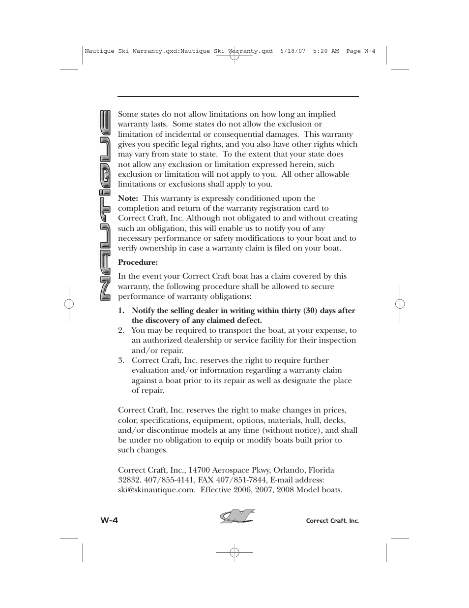 Nautique 2008 70141 User Manual | Page 184 / 188