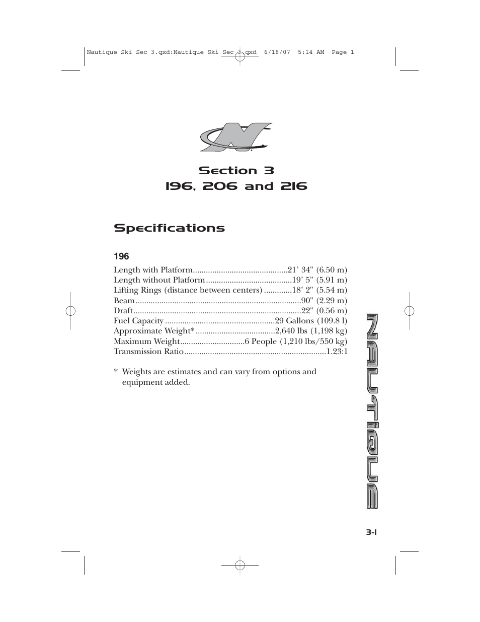 Nautique 2008 70141 User Manual | Page 57 / 188