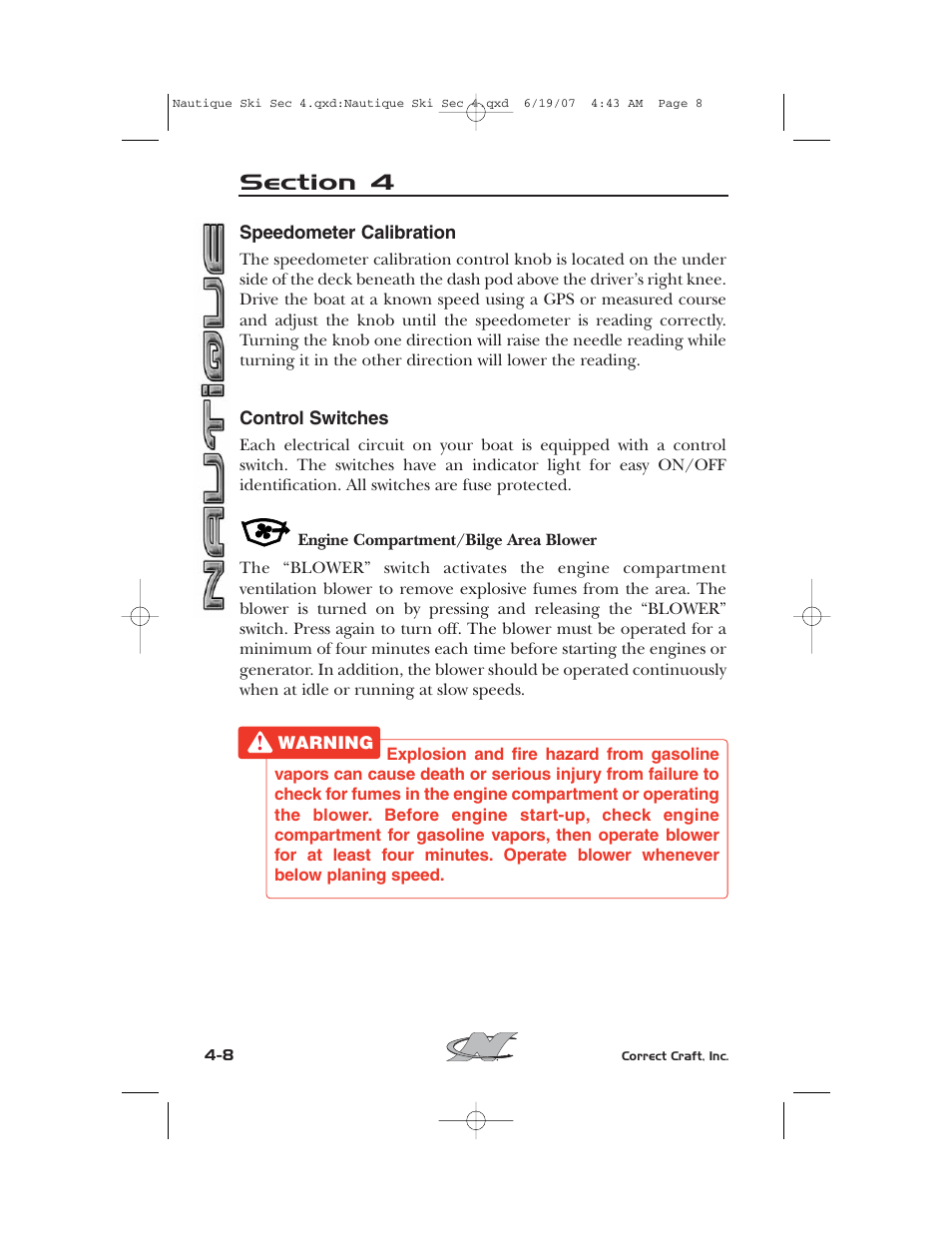 Nautique 2008 70141 User Manual | Page 78 / 188