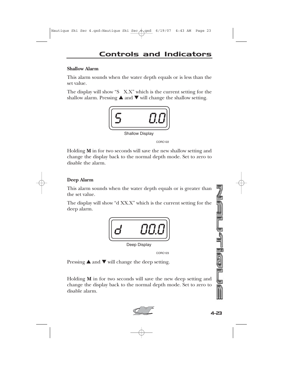 Controls and indicators | Nautique 2008 70141 User Manual | Page 93 / 188