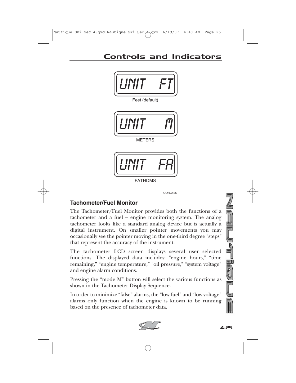 Controls and indicators | Nautique 2008 70141 User Manual | Page 95 / 188