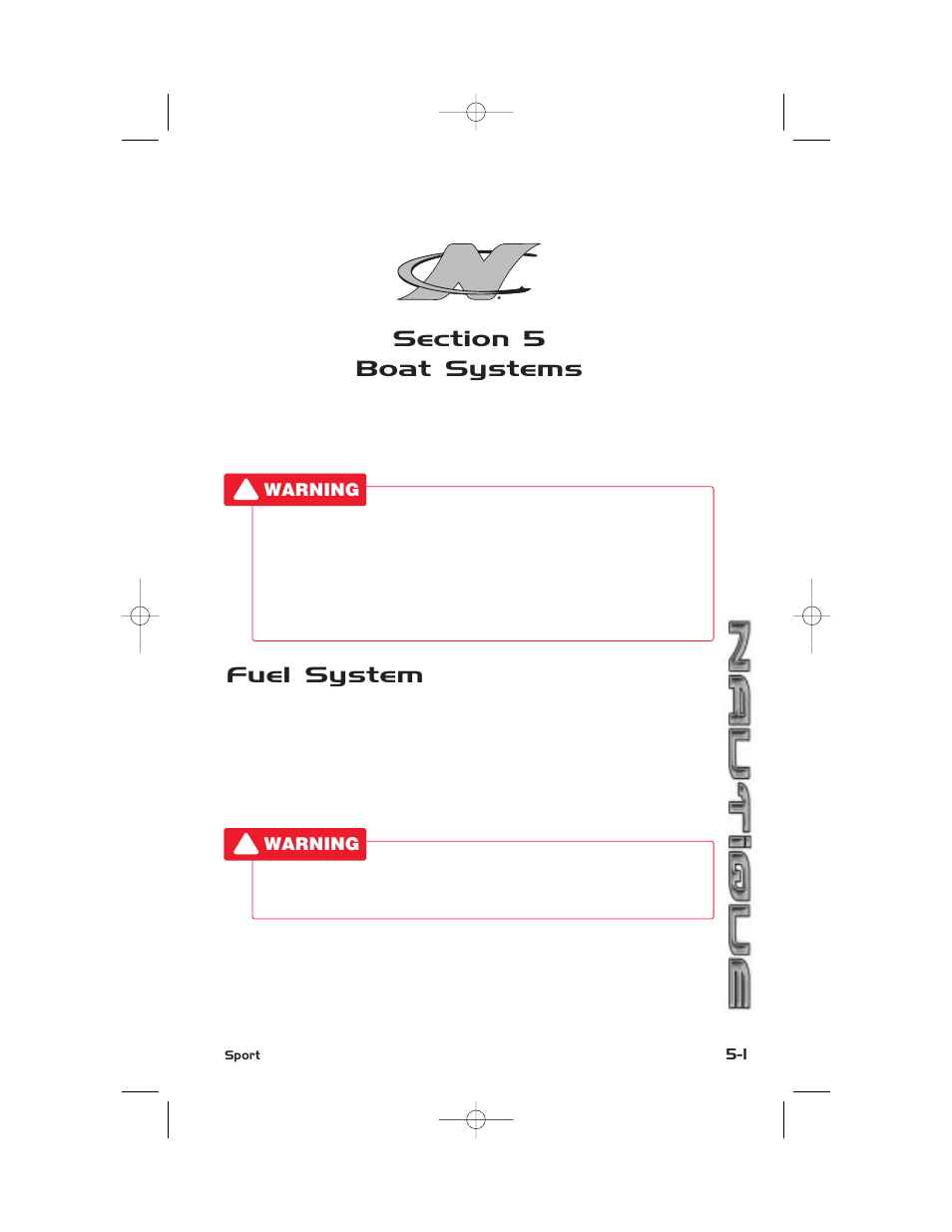 Fuel system | Nautique SPORT NAUTIQUE 216 User Manual | Page 116 / 188