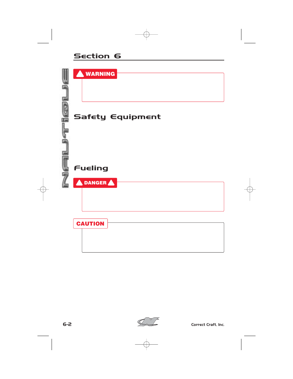 Safety equipment, Fueling | Nautique SPORT NAUTIQUE 216 User Manual | Page 125 / 188