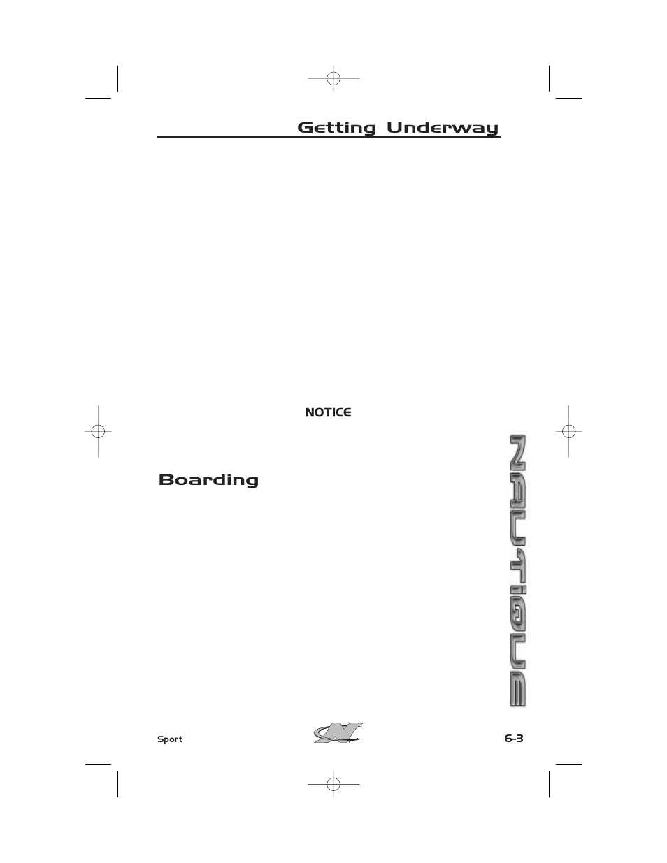 Boarding, Getting underway | Nautique SPORT NAUTIQUE 216 User Manual | Page 126 / 188