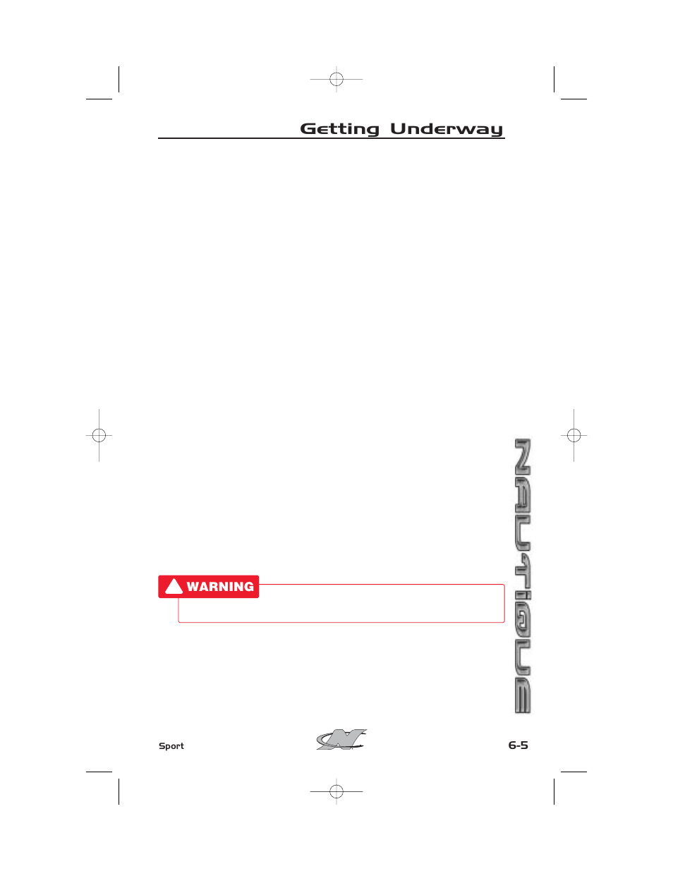 Getting underway | Nautique SPORT NAUTIQUE 216 User Manual | Page 128 / 188