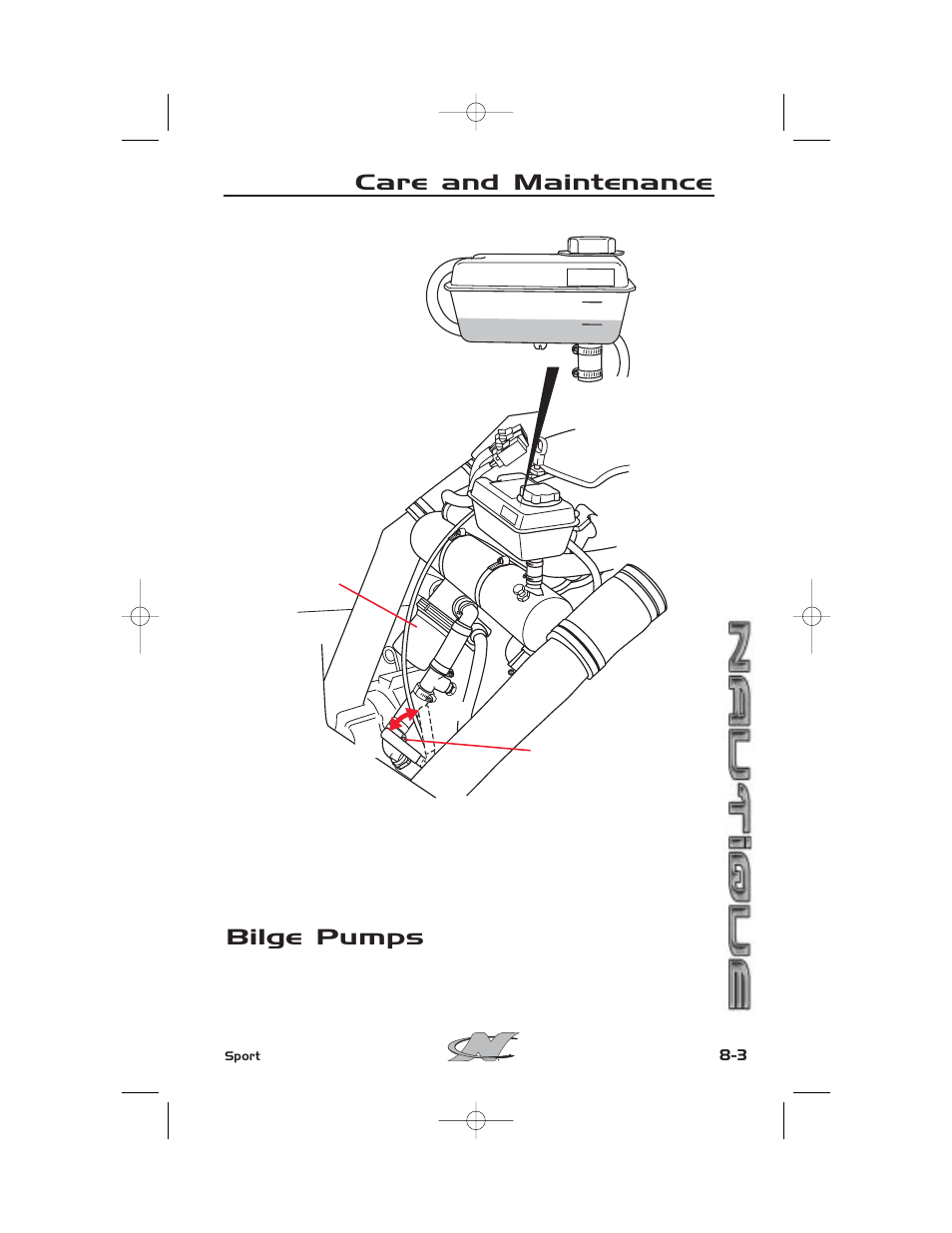 Bilge pumps, Care and maintenance | Nautique SPORT NAUTIQUE 216 User Manual | Page 146 / 188