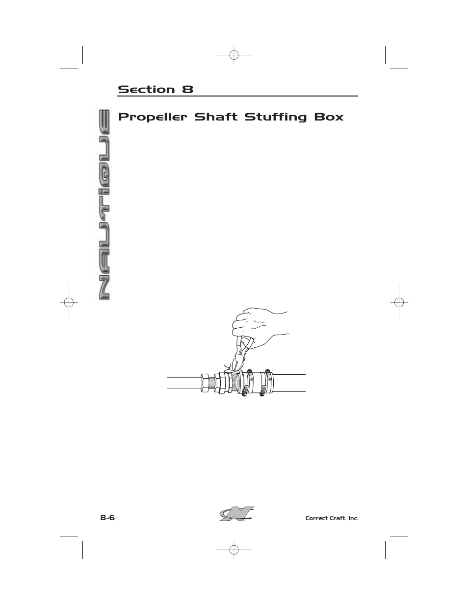 Propeller shaft stuffing box | Nautique SPORT NAUTIQUE 216 User Manual | Page 149 / 188