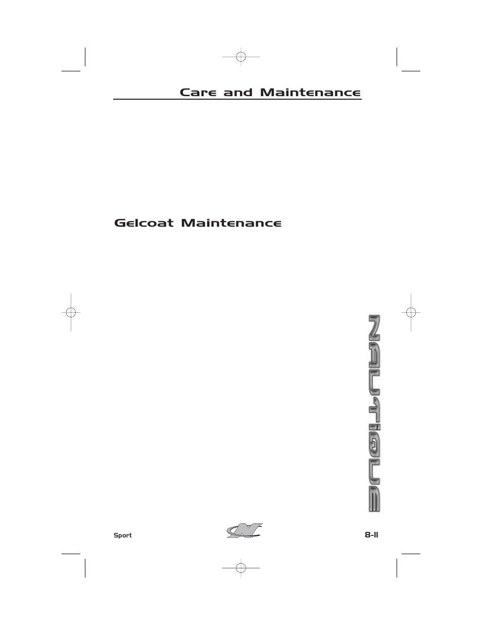 Gelcoat maintenance, Care and maintenance | Nautique SPORT NAUTIQUE 216 User Manual | Page 154 / 188