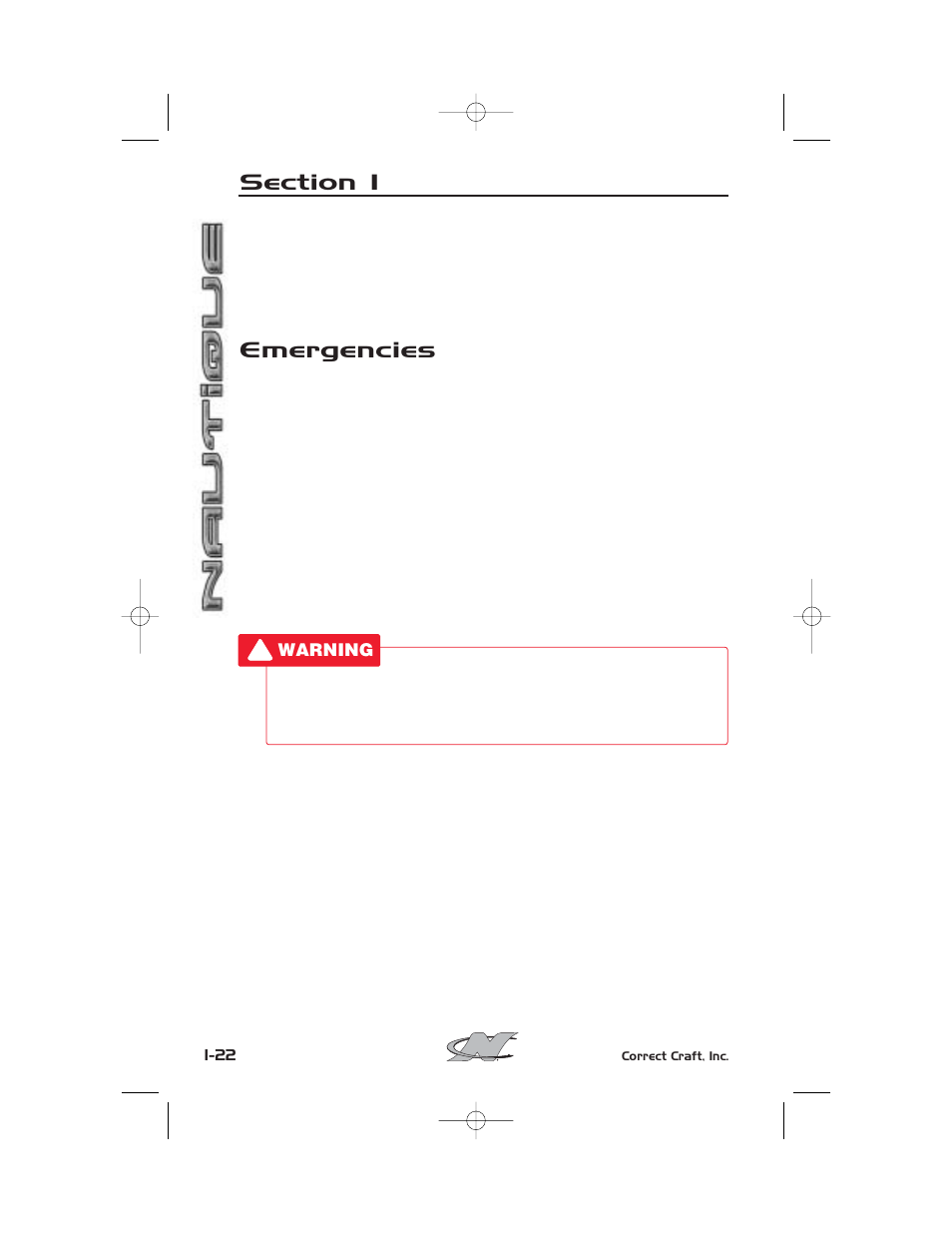 Emergencies | Nautique SPORT NAUTIQUE 216 User Manual | Page 33 / 188