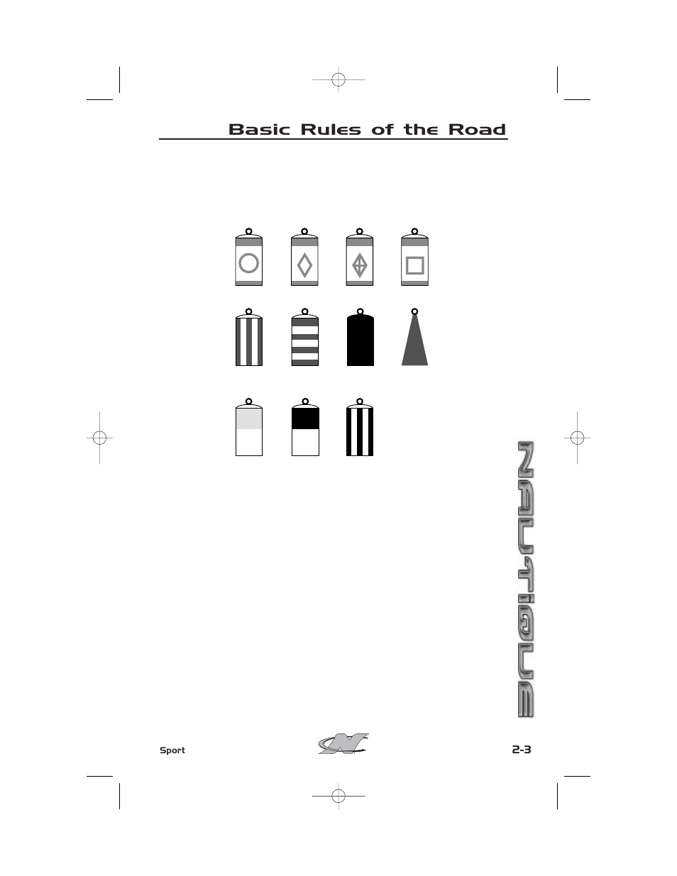 Basic rules of the road, Uniform state regulatory markers, Fwms system | Nautique SPORT NAUTIQUE 216 User Manual | Page 50 / 188