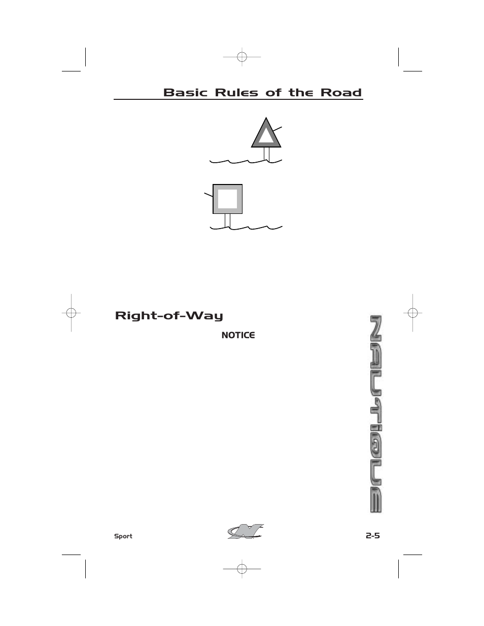 Basic rules of the road, Right-of-way | Nautique SPORT NAUTIQUE 216 User Manual | Page 52 / 188