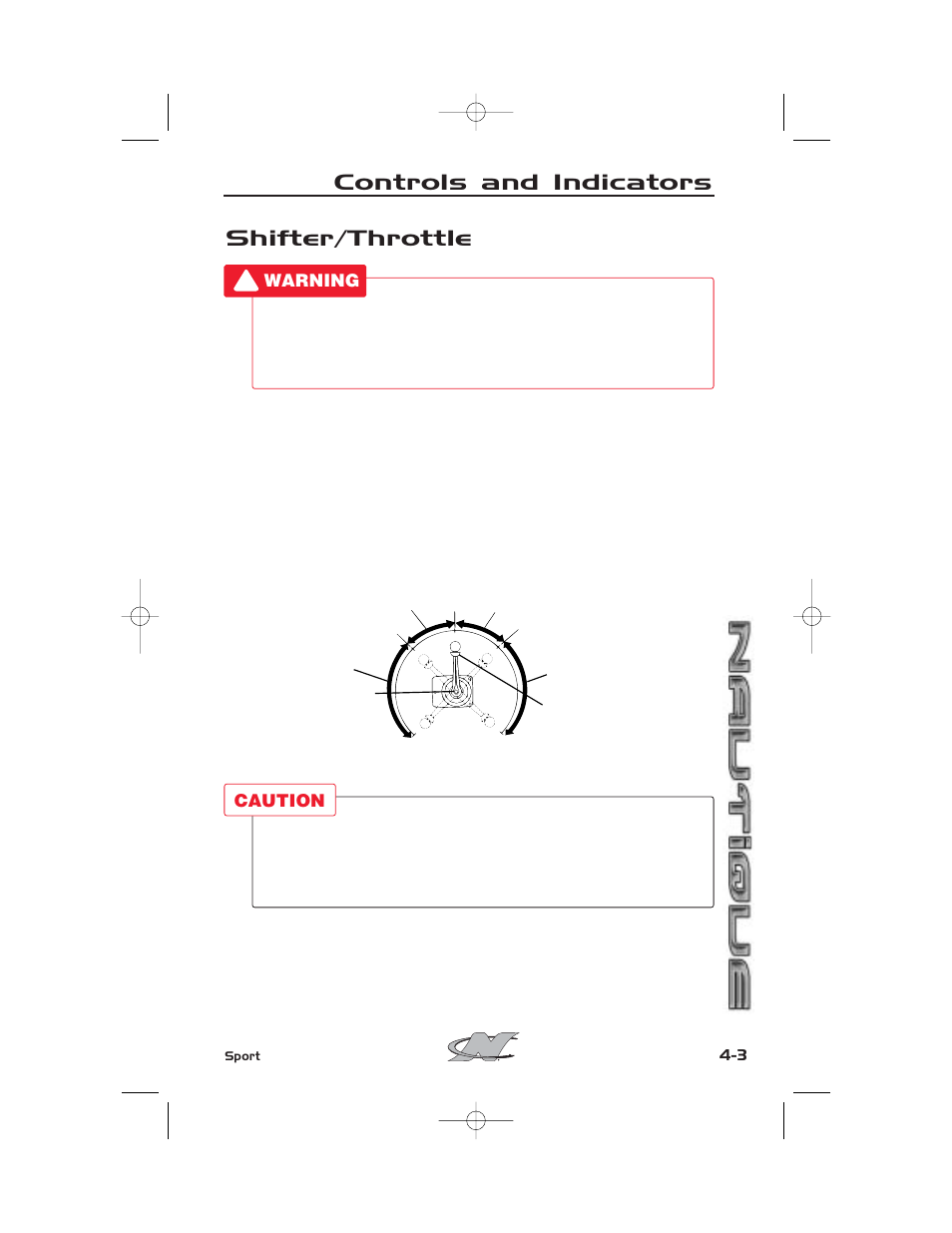 Shifter/throttle, Controls and indicators | Nautique SPORT NAUTIQUE 216 User Manual | Page 72 / 188