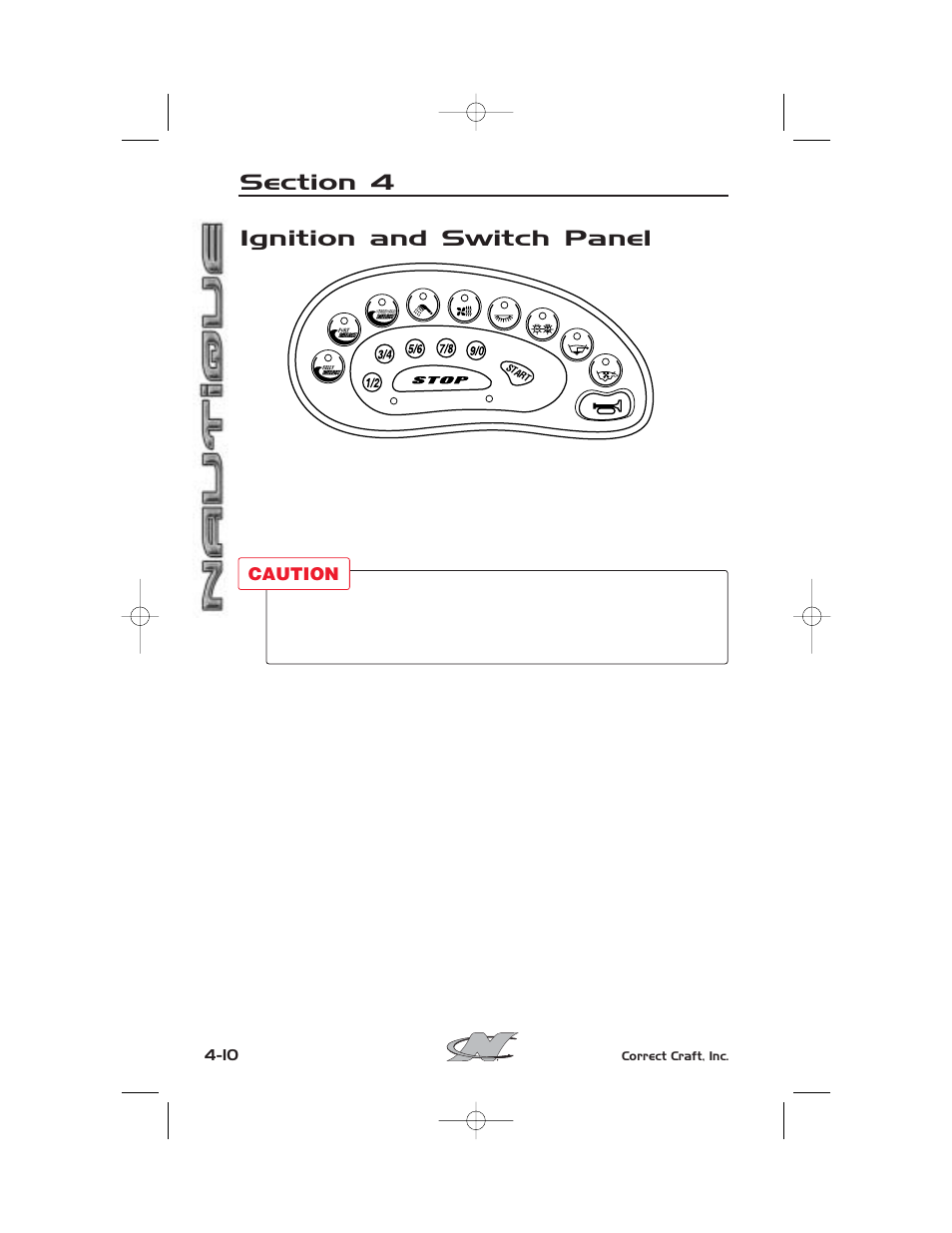 Ignition and switch panel | Nautique SPORT NAUTIQUE 216 User Manual | Page 79 / 188