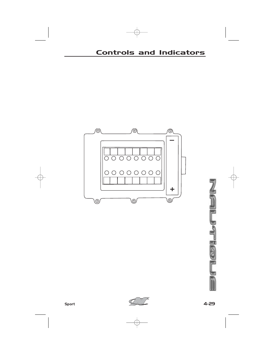 Controls and indicators, Caution | Nautique SPORT NAUTIQUE 216 User Manual | Page 98 / 188