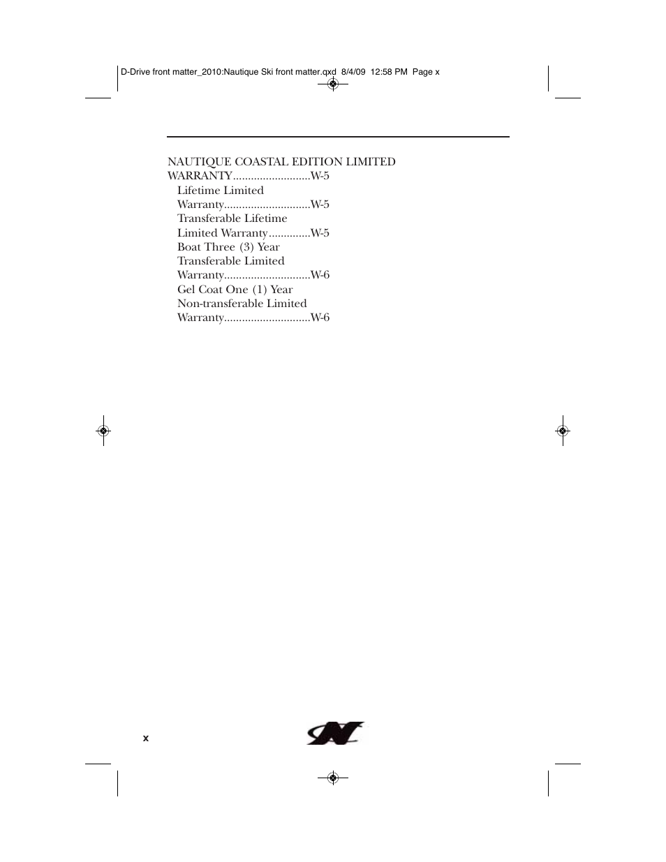 Nautique 100077 User Manual | Page 10 / 228