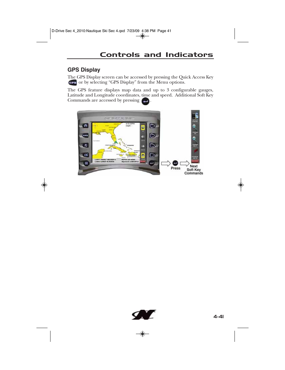 Controls and indicators | Nautique 100077 User Manual | Page 113 / 228