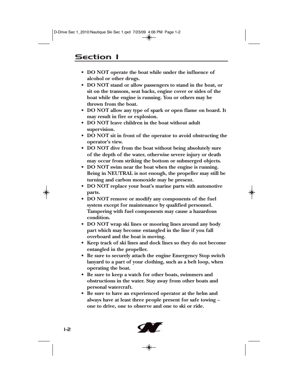 Nautique 100077 User Manual | Page 12 / 228