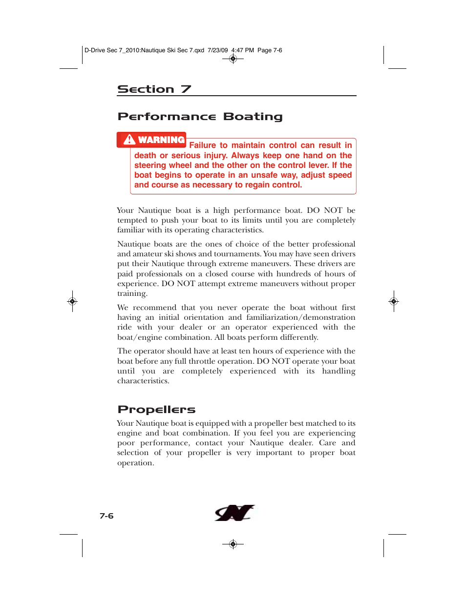 Nautique 100077 User Manual | Page 182 / 228