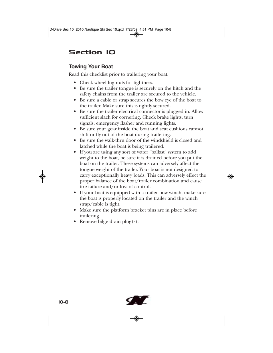 Nautique 100077 User Manual | Page 212 / 228