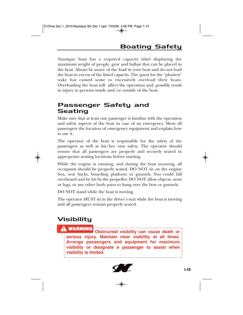 Nautique 100077 User Manual | Page 23 / 228