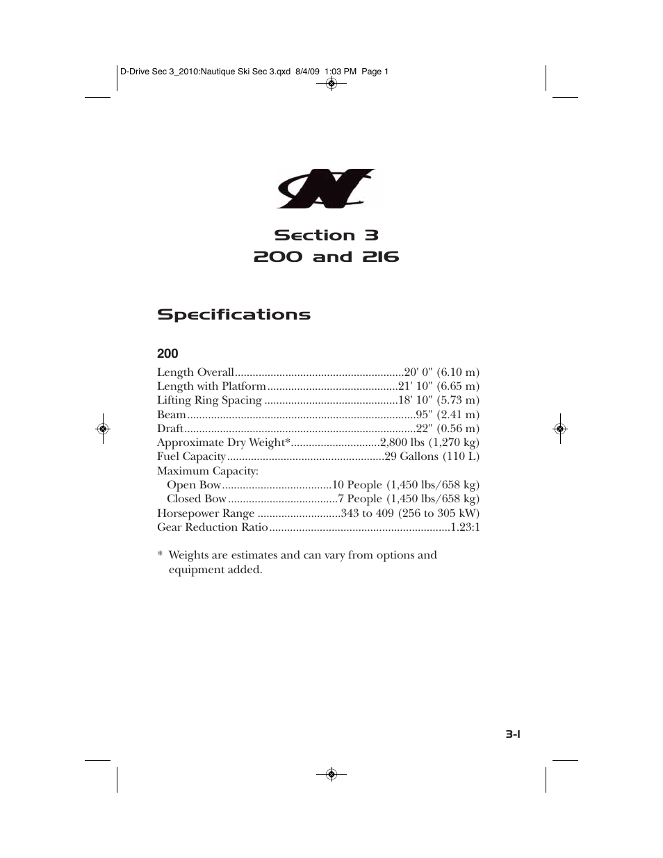 Nautique 100077 User Manual | Page 57 / 228