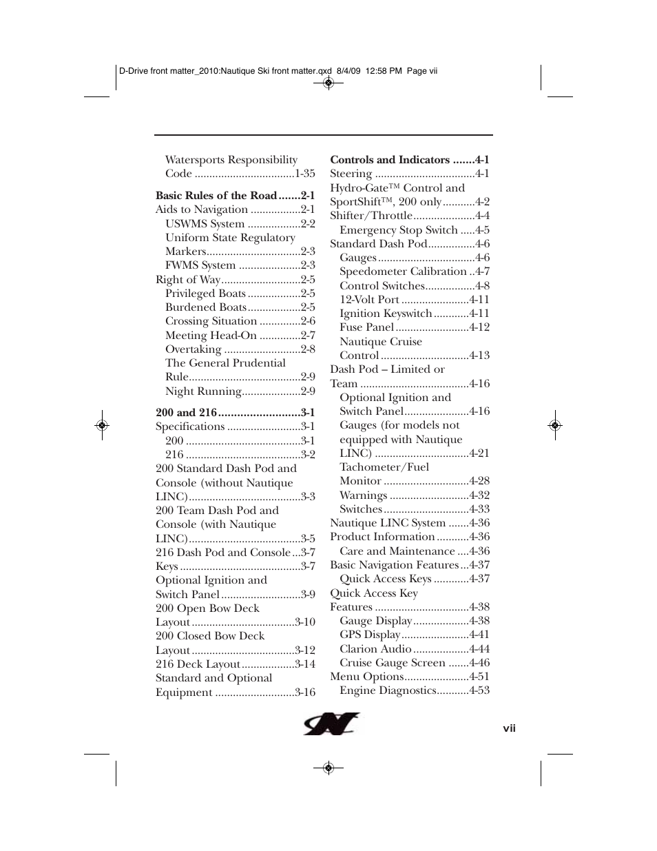 Nautique 100077 User Manual | Page 7 / 228