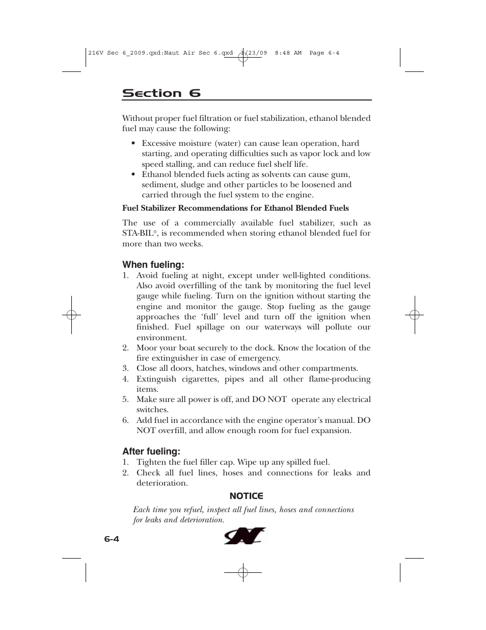 Nautique Crossover 90490 User Manual | Page 134 / 198