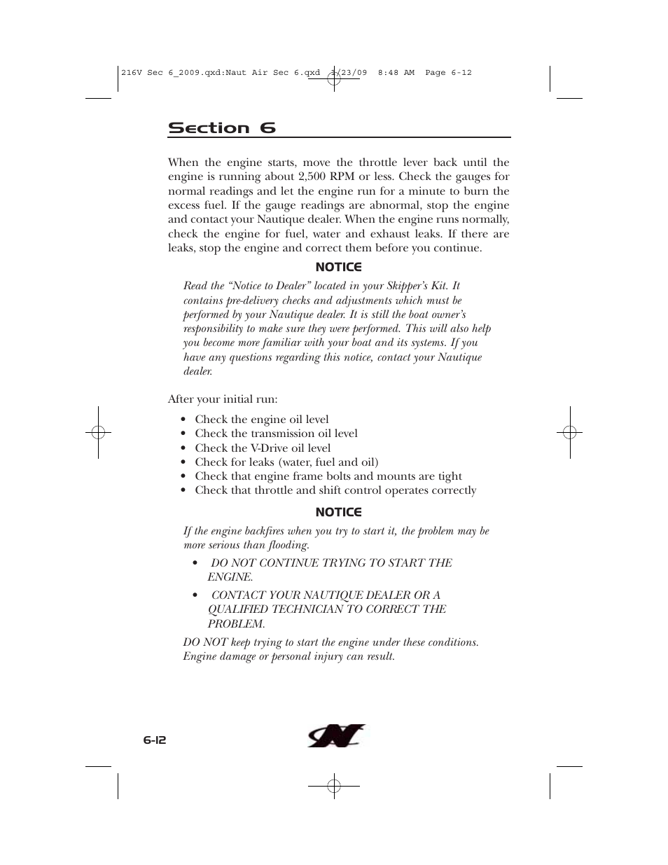 Nautique Crossover 90490 User Manual | Page 142 / 198