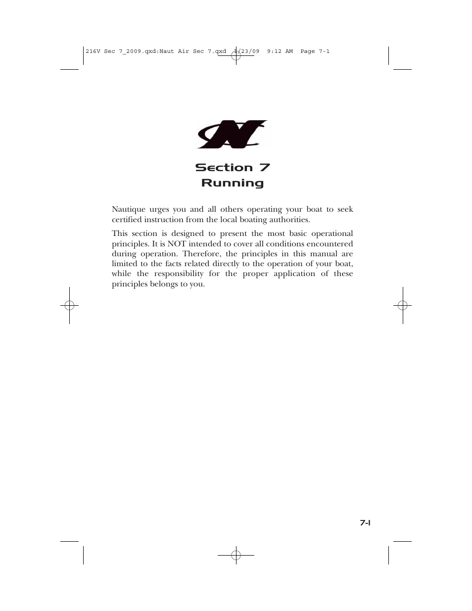 Nautique Crossover 90490 User Manual | Page 147 / 198