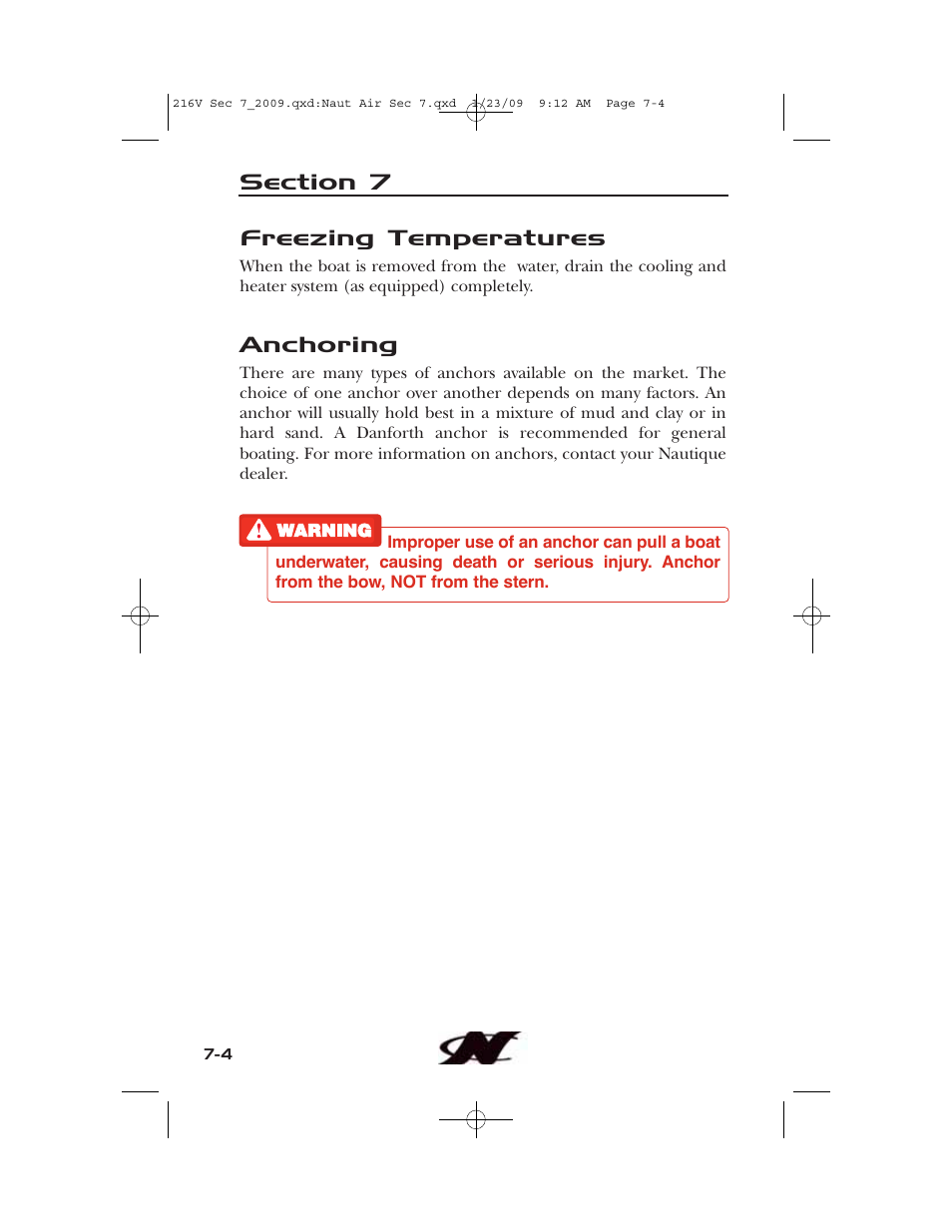 Nautique Crossover 90490 User Manual | Page 150 / 198