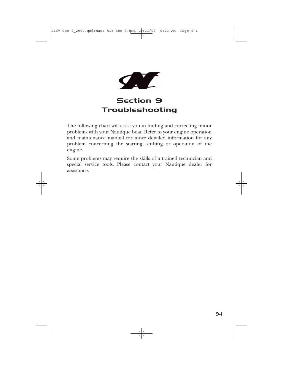 Nautique Crossover 90490 User Manual | Page 173 / 198