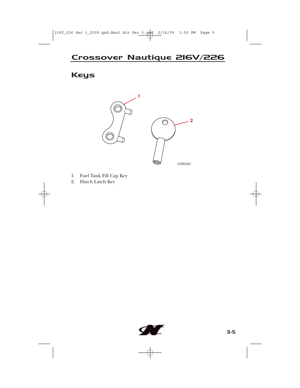 Nautique Crossover 90490 User Manual | Page 63 / 198