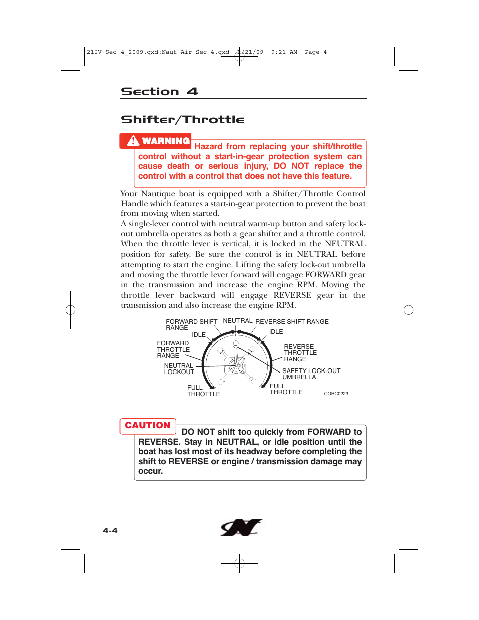 Nautique Crossover 90490 User Manual | Page 72 / 198