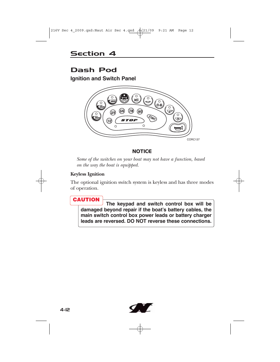 Nautique Crossover 90490 User Manual | Page 80 / 198