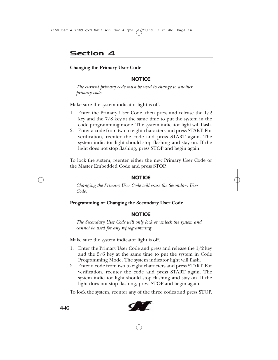 Nautique Crossover 90490 User Manual | Page 84 / 198