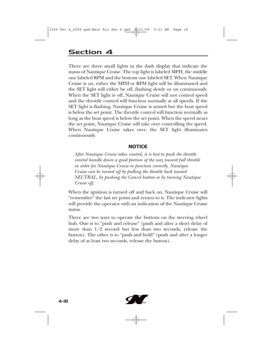 Nautique Crossover 90490 User Manual | Page 86 / 198