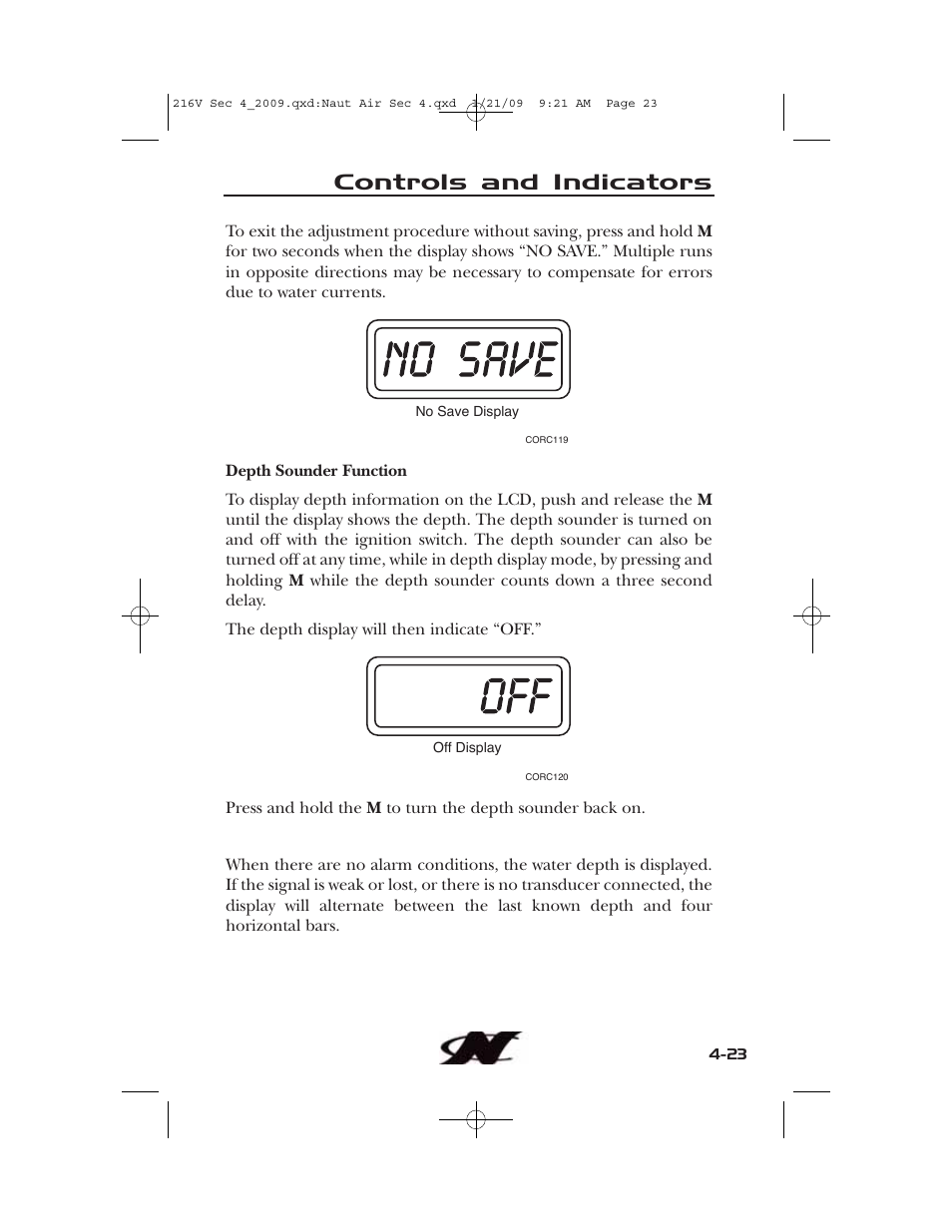 Controls and indicators | Nautique Crossover 90490 User Manual | Page 91 / 198