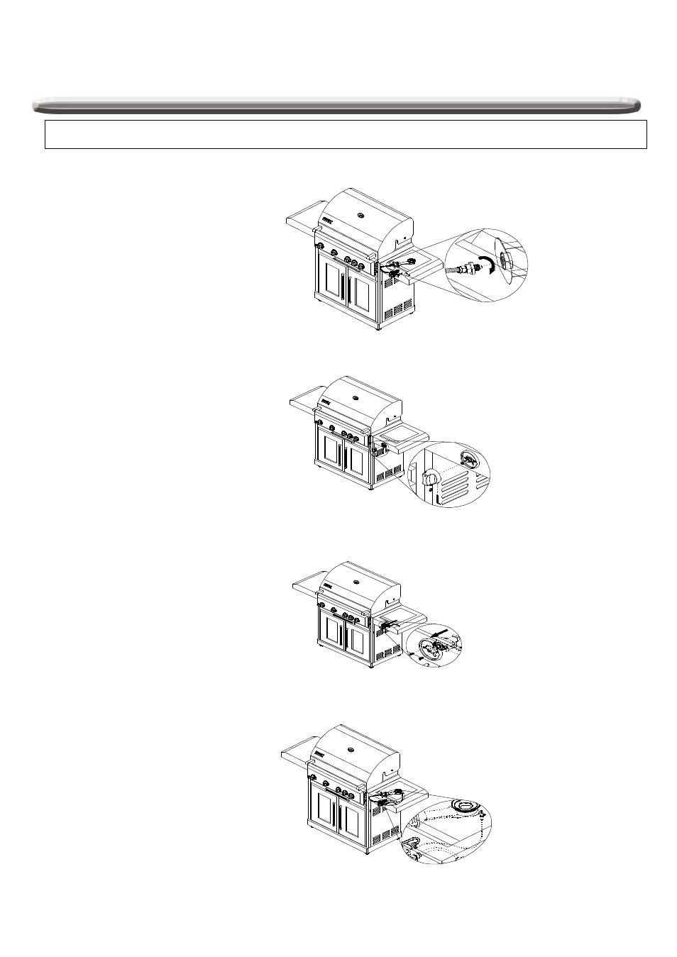 Step 2: side burner assembly assembly instruction | Nexgrill 720-0600 User Manual | Page 9 / 49