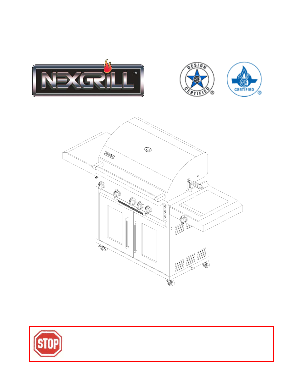 Nexgrill 720-0439 User Manual | 49 pages