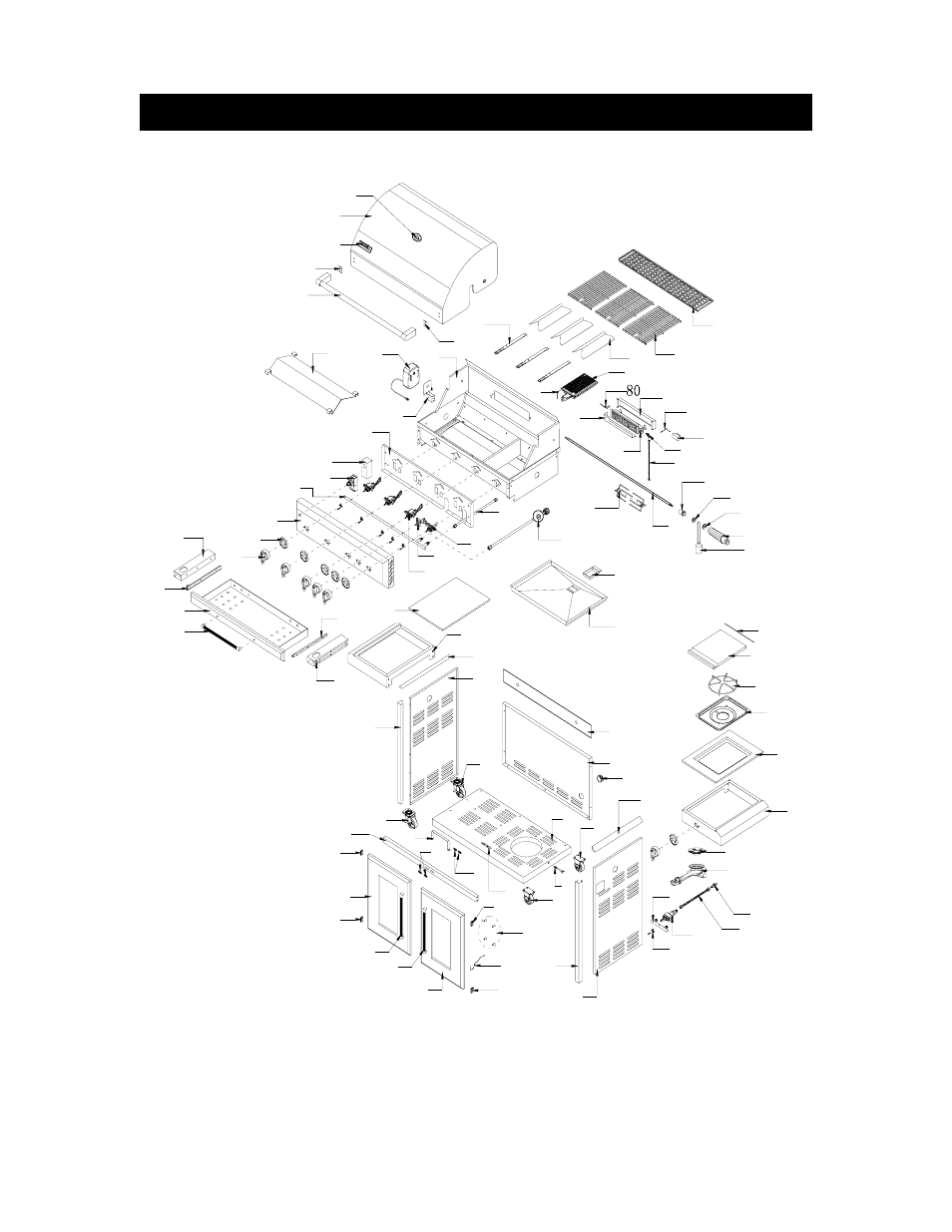 Exploded view | Nexgrill 720-0439 User Manual | Page 29 / 49