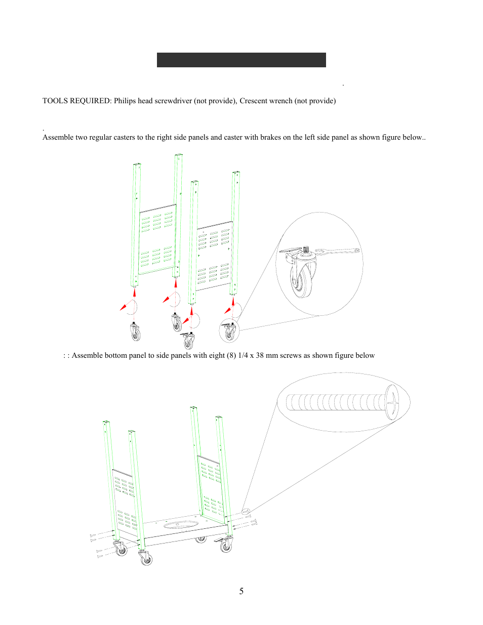 Assembly instructions | Nexgrill 720-0230 User Manual | Page 7 / 33