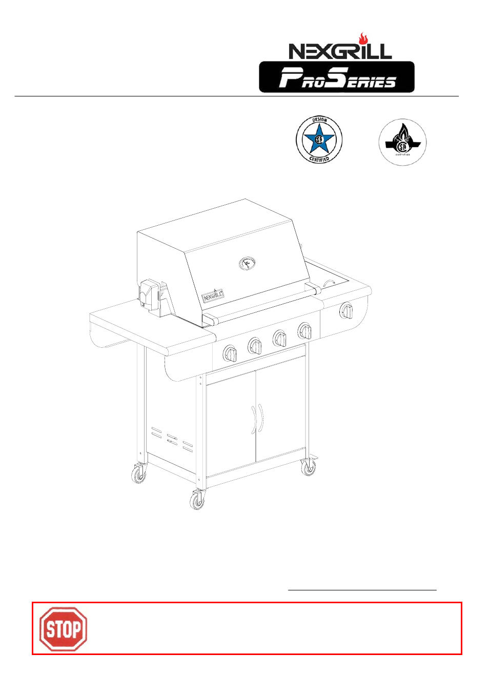 Nexgrill 720-0033 User Manual | 25 pages