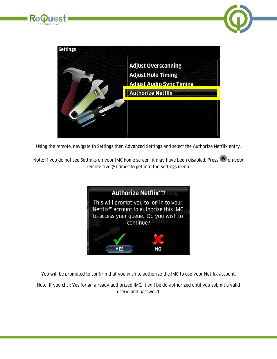 Netflix REQUEST IMC 1.1.0 User Manual | Page 5 / 16