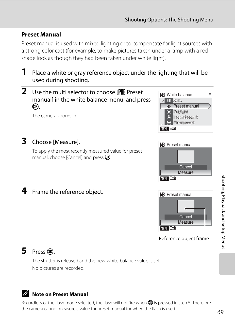 Preset manual, A 69) for more | Nikon L14 User Manual | Page 81 / 128
